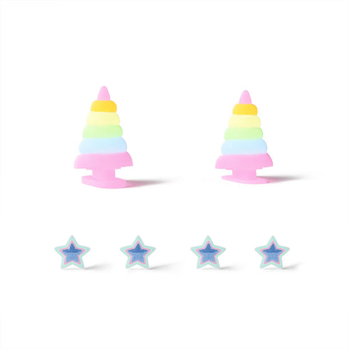 Nageoires de Licorne et Yeux d'Étoile Bleue pour Sharkicks Pro